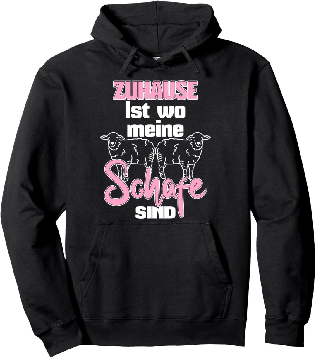 Schafe Landwirtin Spruch lustig Bäuerin Wolle Schäfer Humor Pullover Hoodie