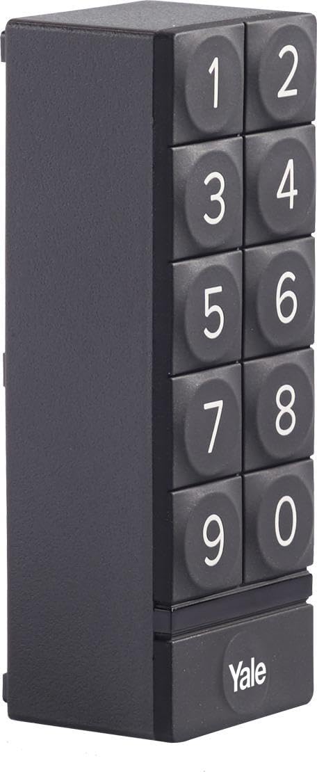 Yale Smart Keypad (05/301000/BL) – Schwarze Digitale Smart Lock-Tastatur für Linus mit One-Touch-Ver