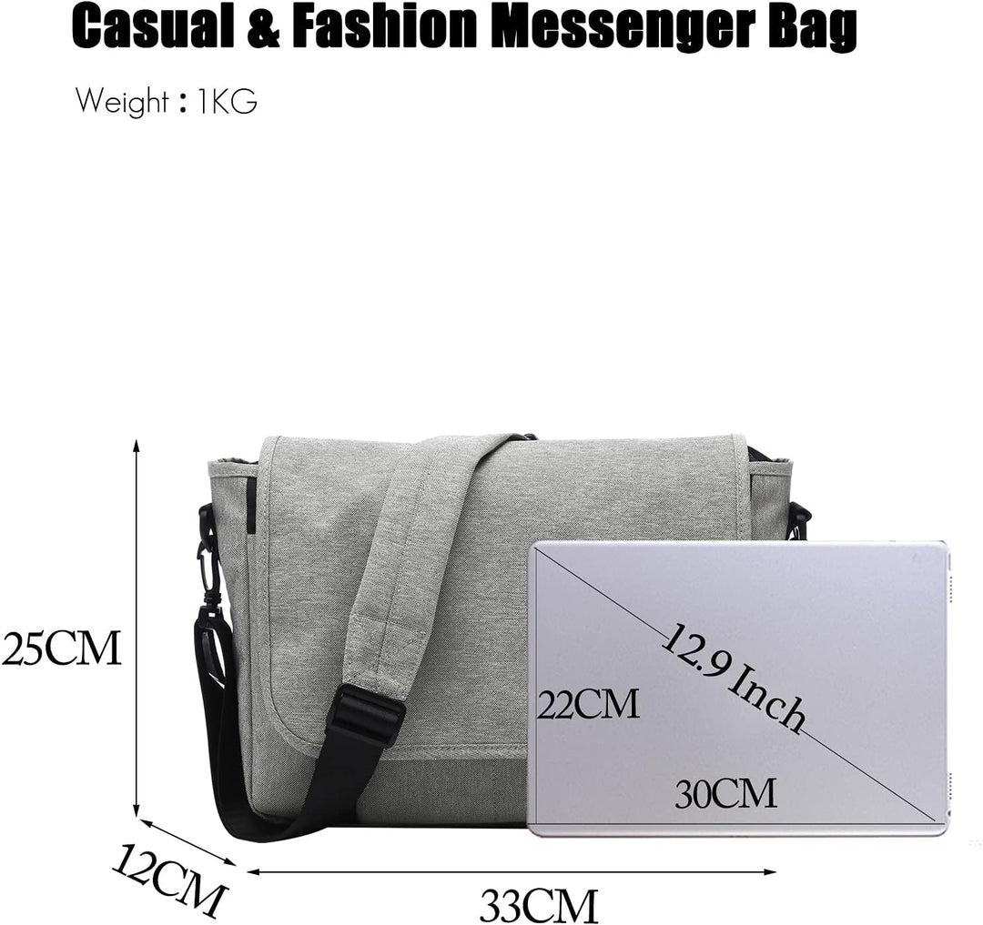 FANDARE Messenger Bag Umhängetasche Schultertasche Laptoprucksäcke Tasche Kuriertasche Polyester Hel