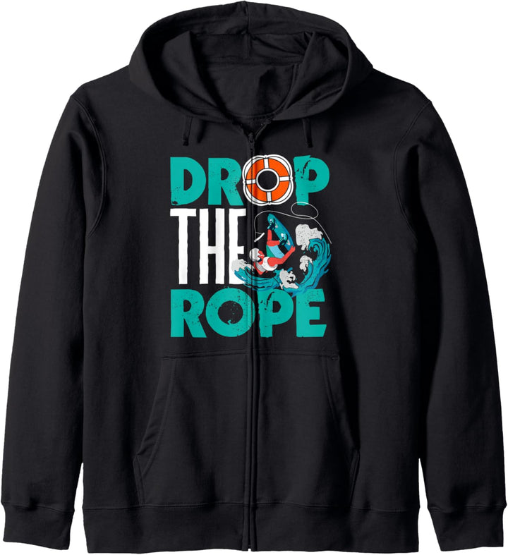 Wakeboarding Drop the Rope Wakeboard Wakesurfing Kapuzenjacke