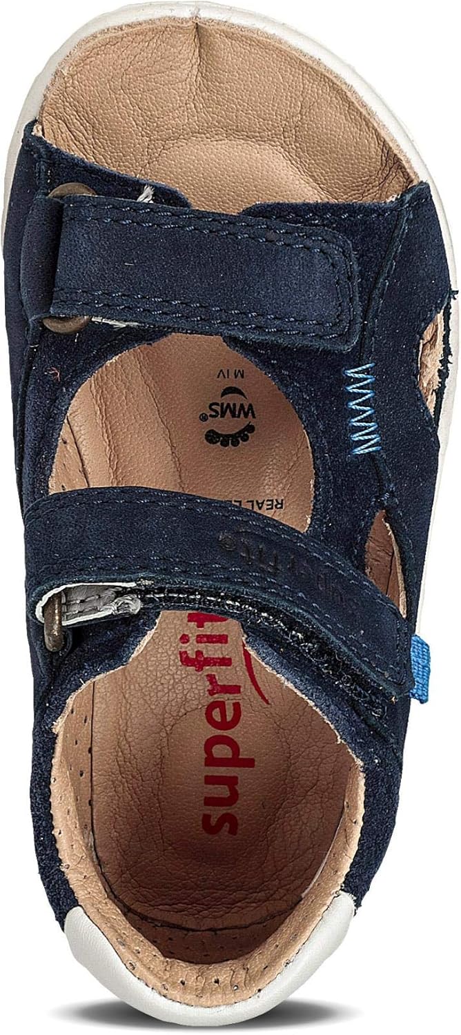 Superfit Baby Jungen Lagoon Sandale Knöchelriemen 19 EU Blau Blau 8000, 19 EU Blau Blau 8000