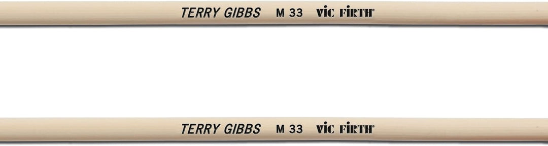 Vic Firth Signature Series - Terry Gibbs - Vibraphone and Marimba Mallets - Hard – Red Cord - Pair T