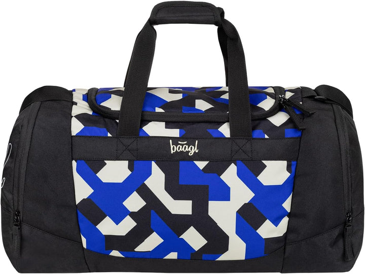 Baagl Sporttasche Reisetasche mit Schuhfach Kinder Jungen Teenager 25 l | Schwimmtasche und Tasche f