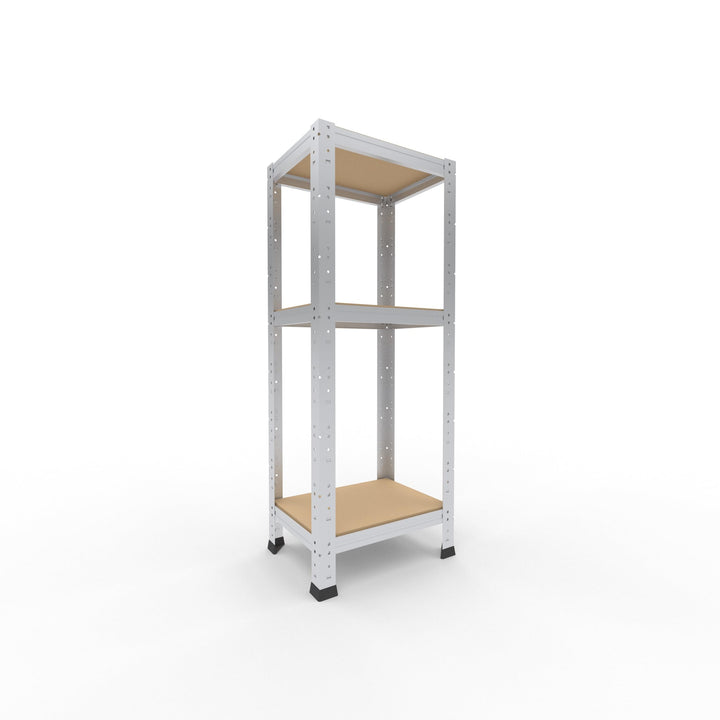 shelfplaza® 100x40x30cm Home Schwerlastregal verzinkt/Metallregal mit 3 Böden/Kellerregal Metall, Ga