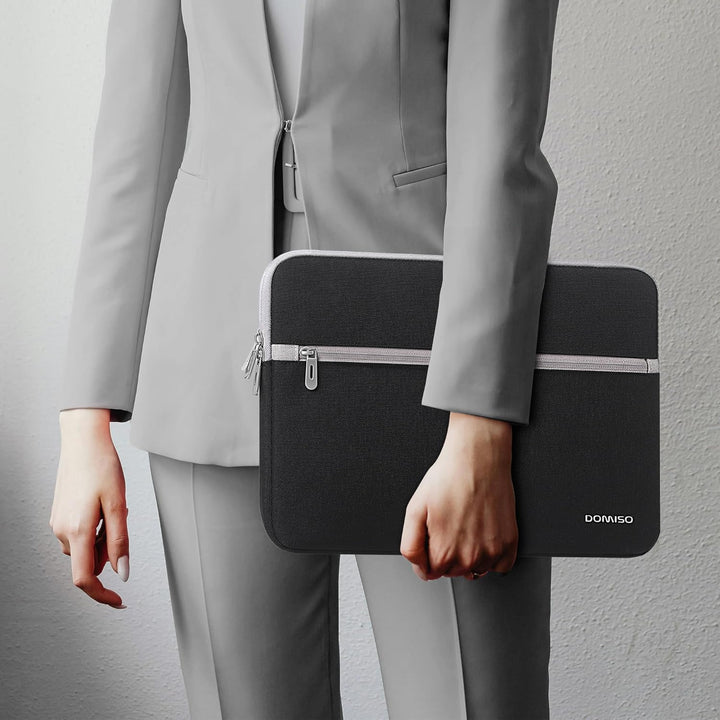 DOMISO Laptoptasche 17-17.3 Zoll Laptop Hülle Gepolsterte Notebook Tasche für Dell XPS 17, LG gram 1