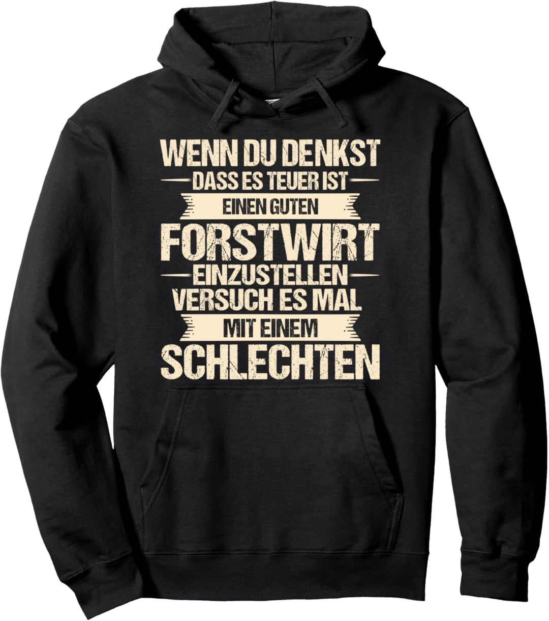 Forstwirt Baumfäller Motorsäge Pullover Hoodie