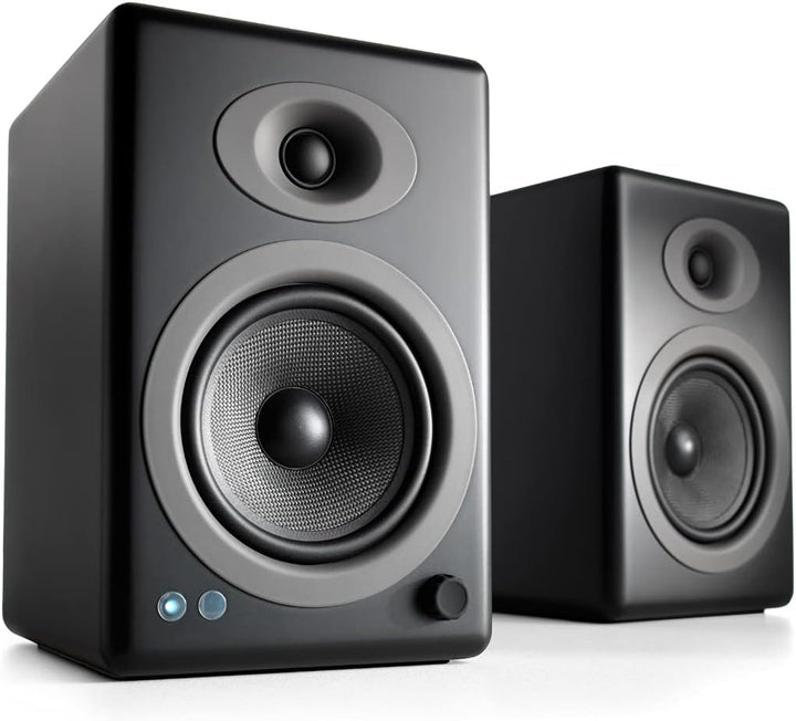 Audioengine Regallautsprecher - A5 Plus 150-W-Bluetooth-Lautsprecher für Heimkinos und Studios A5+ B