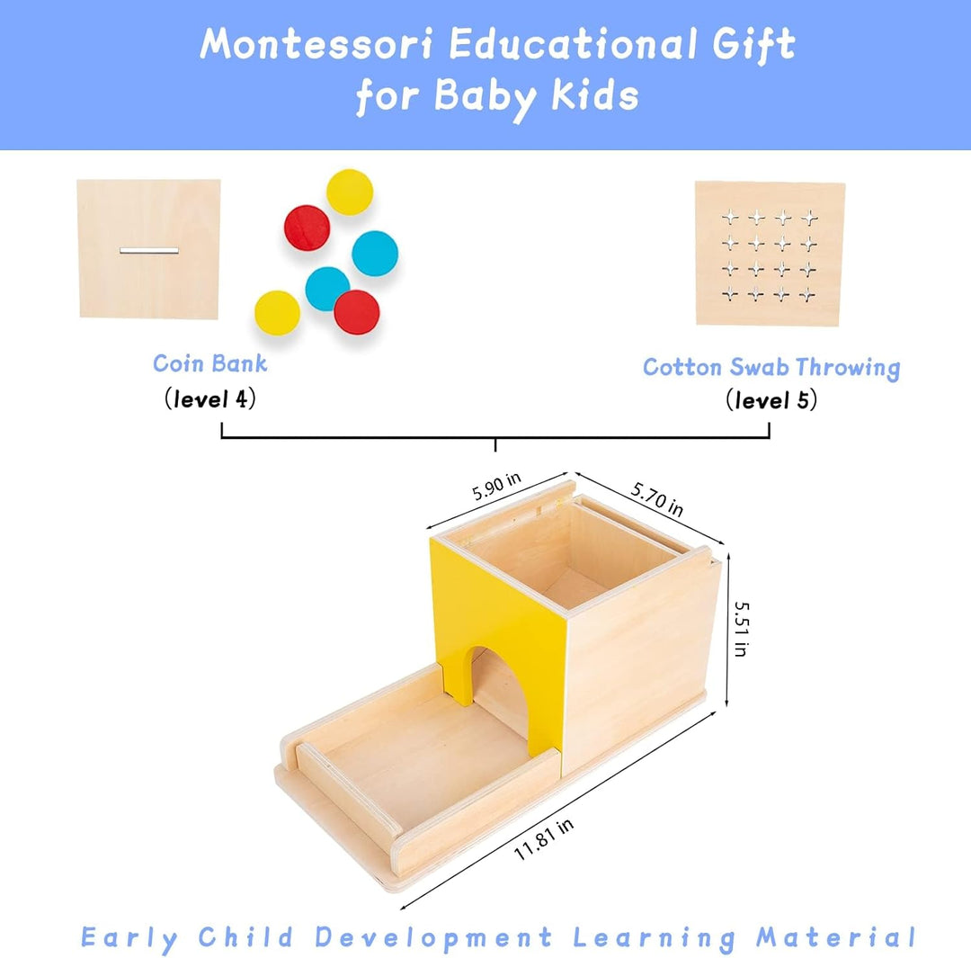 Adena Montessori Spielzeug ab 1 2 3 Jahr,Montessori Spielzeug Baby EnthäLt Karotten Ernte Spiele, Mo