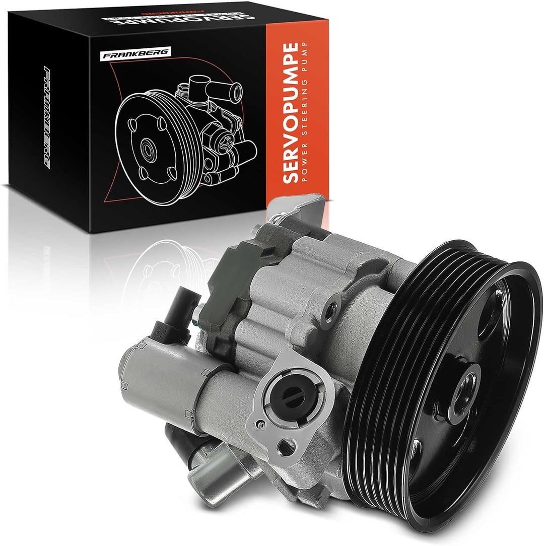 Frankberg Servopumpe Hydraulikpumpe Lenkung Mit Riemenscheibe Kompatibel mit C-Klasse W204 S204 3.0L