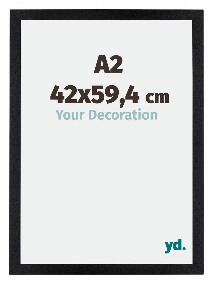 yd. Your Decoration - Bilderrahmen DIN A2 42x59,4 cm - Bilderrahmen aus MDF mit Acrylglas - Antirefl