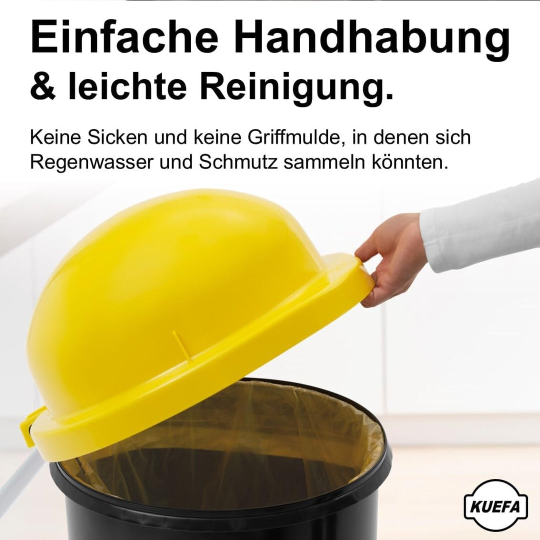 KUEFA Mülleimer/Müllsackständer/Gelber Sack Ständer, Gelb