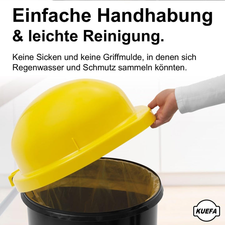 KUEFA Mülleimer/Müllsackständer/Gelber Sack Ständer, Gelb