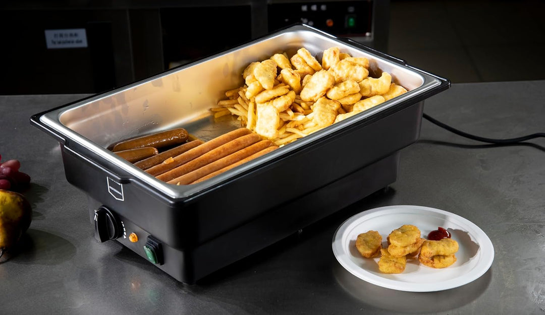 METRO Professional Chafing Dish GCD1009, Kunststoff/Edelstahl, 34.7 x 58 x 25.4 cm, 900 W, 2.8 L, Te