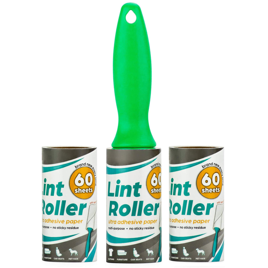 DecorRack Fusselroller Set (180 Blatt) – Extra Starke Fusselrolle für Tierhaare & Kleidung – Tierhaa