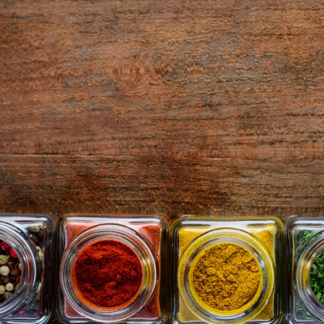 gouveo 12er Set Gewürzgläser 120 ml eckig mit Korken - Kleine Korkengläser mit Korkverschluss - Leer