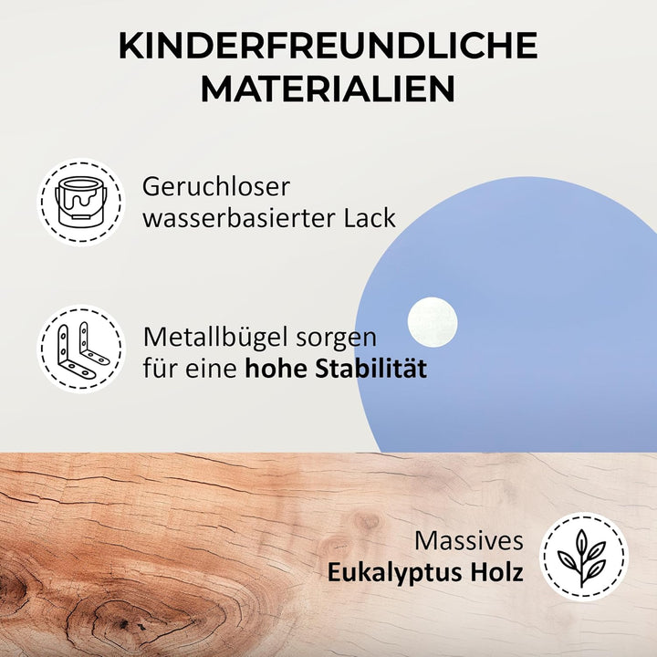 Rausfallschutz Bett aus Holz in süssem Design für Kinder - Bettgitter Rausfallschutz Wally fürs Kind