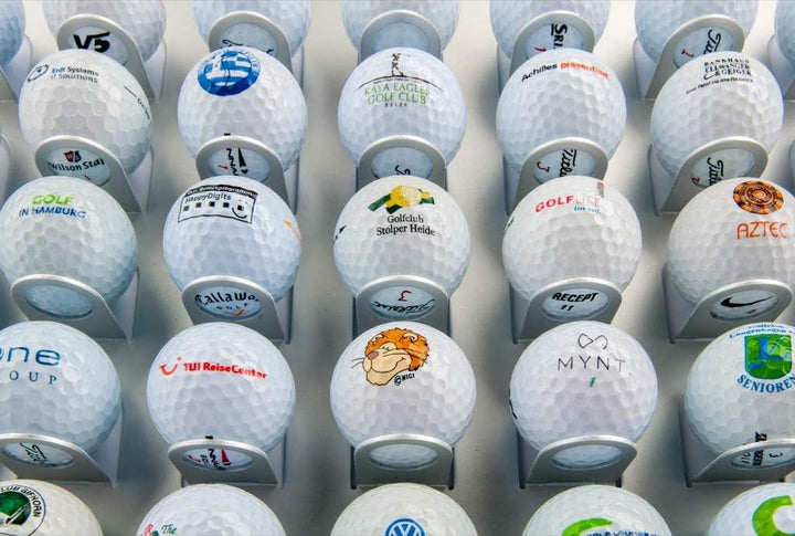 KNIX Premium Golfball Setzkasten aus Aluminium für 12, 24, 36, 48, 64, 80 oder 140 - Schaukasten, Go