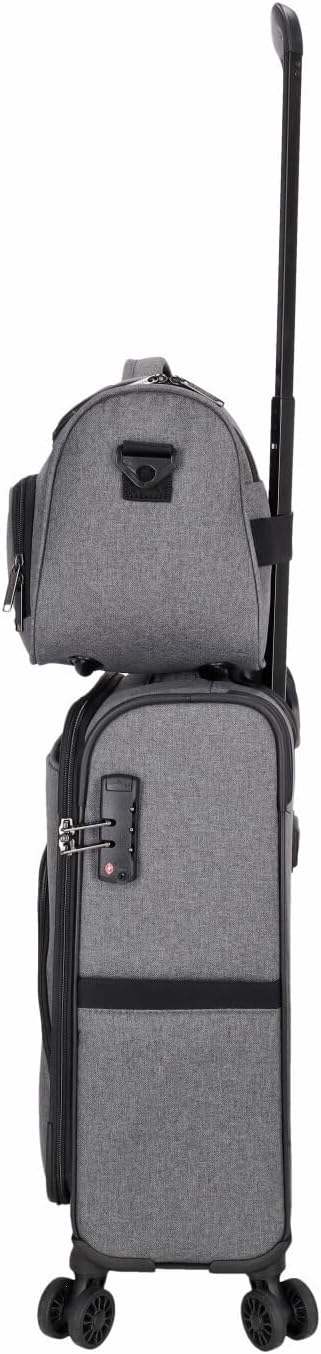 Beautycase SoftLITE | Reise Kulturtasche für unterwegs | praktische Aufteilung, Vier Fächer und Schl