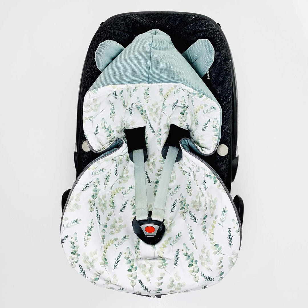 Baby Fusssack für Babyschale leicht dünn ganzjährig Übergang Frühling, Babyfusssack Übergang Frühlin