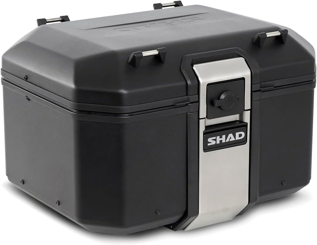 SHAD D0tr48100b - Kofferraum Koffer Motorrad gepäck tr48 Terra Black Edition Black Aluminium, Black