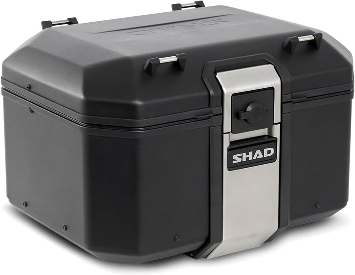 SHAD D0tr48100b - Kofferraum Koffer Motorrad gepäck tr48 Terra Black Edition Black Aluminium, Black