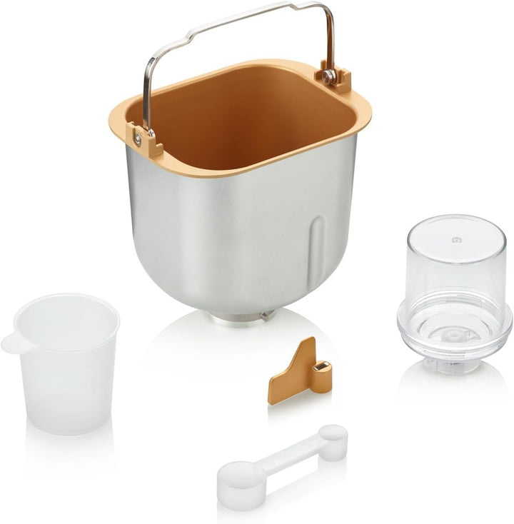 GRAEF Brotbackautomat BA806, Brotbackmaschine mit 36 Programmen, 500 g oder 750 g Brot, 60 min Warmh