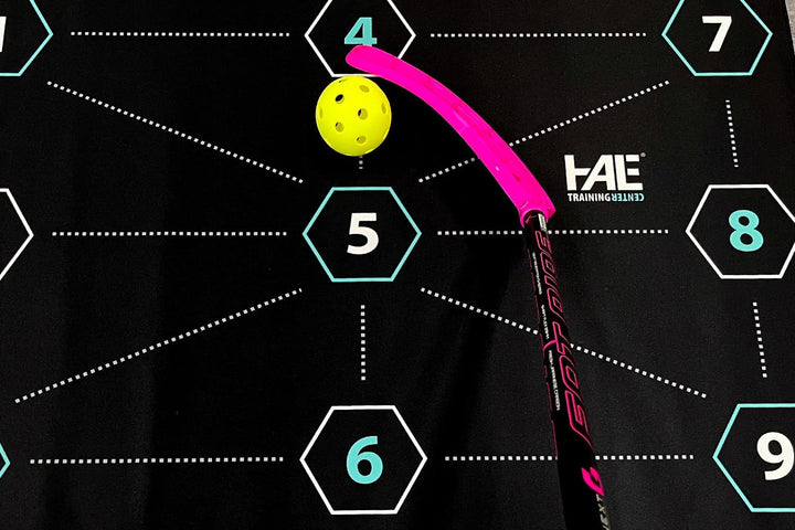 HALE | Floorball Training Center - perfektes Training Tool, Matte 900 x 600 mm, kompakt zusammenroll