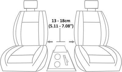 Universal Auto Armlehne Box Mittelkonsole zentrale Aufbewahrungsbox Schiebetr Kunstleder Staufach Au