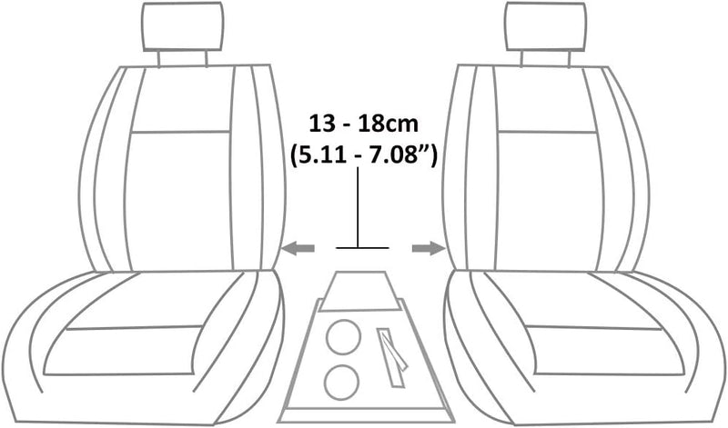 Universal Auto Armlehne Box Mittelkonsole zentrale Aufbewahrungsbox Schiebetr Kunstleder Staufach Au