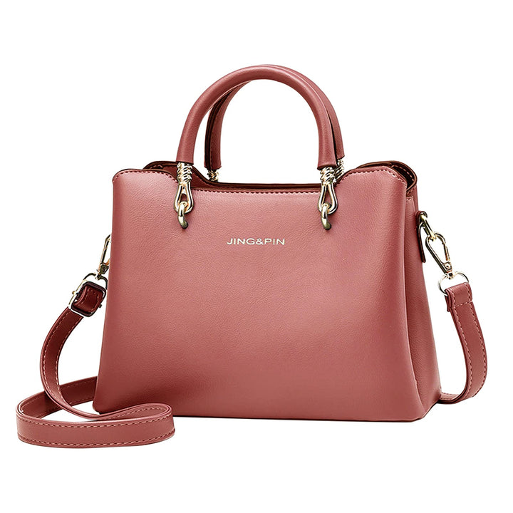 PORRASSO Damen Handtasche Mode Henkeltasche Frauen Umhängetasche PU Leder Schultertasche Top Griff T