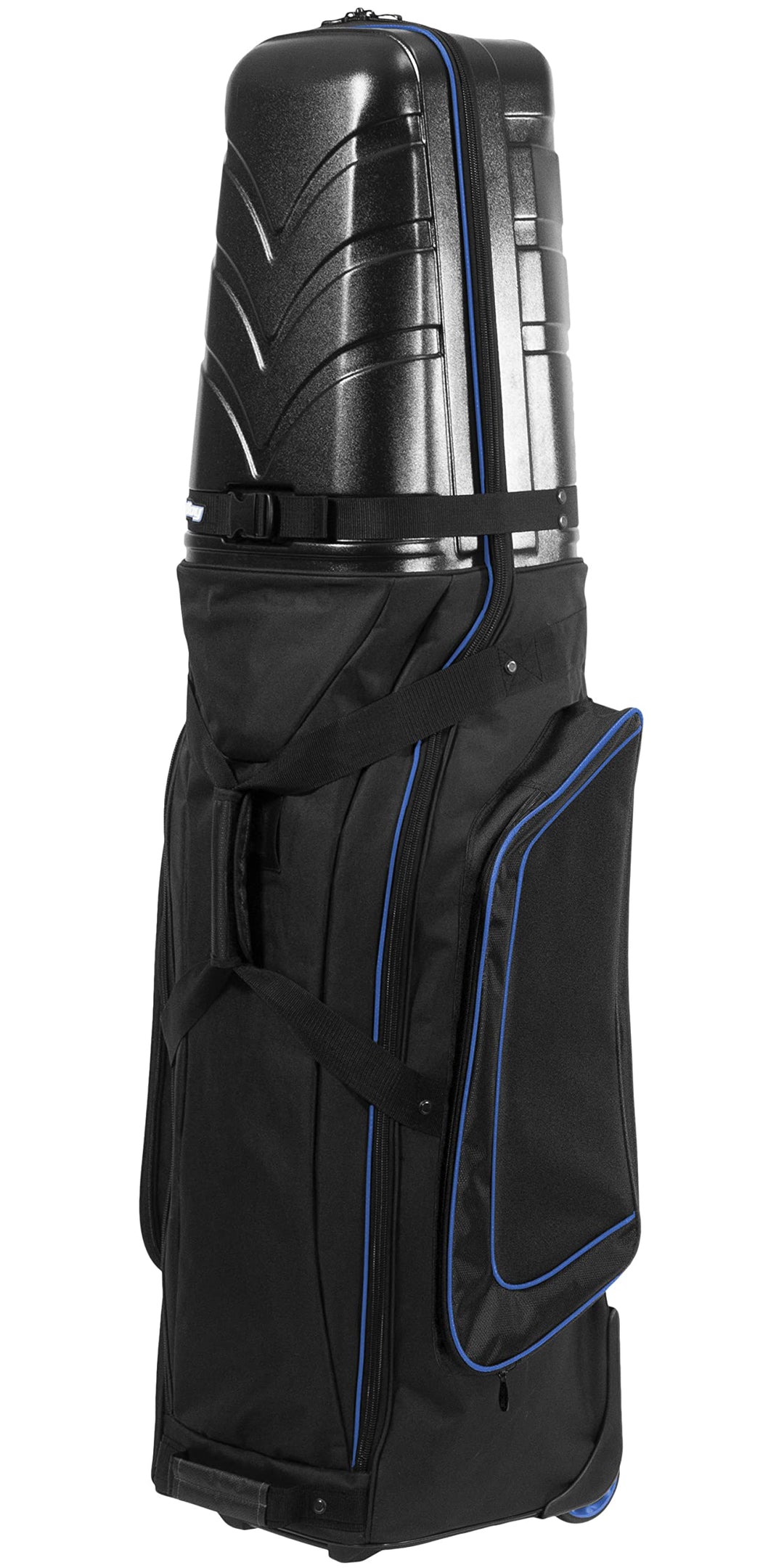 Bag Boy Golf 2018 T-10 Hard TOP Travel Cover Black/Royal/Charcoal, Black/Royal/Charcoal