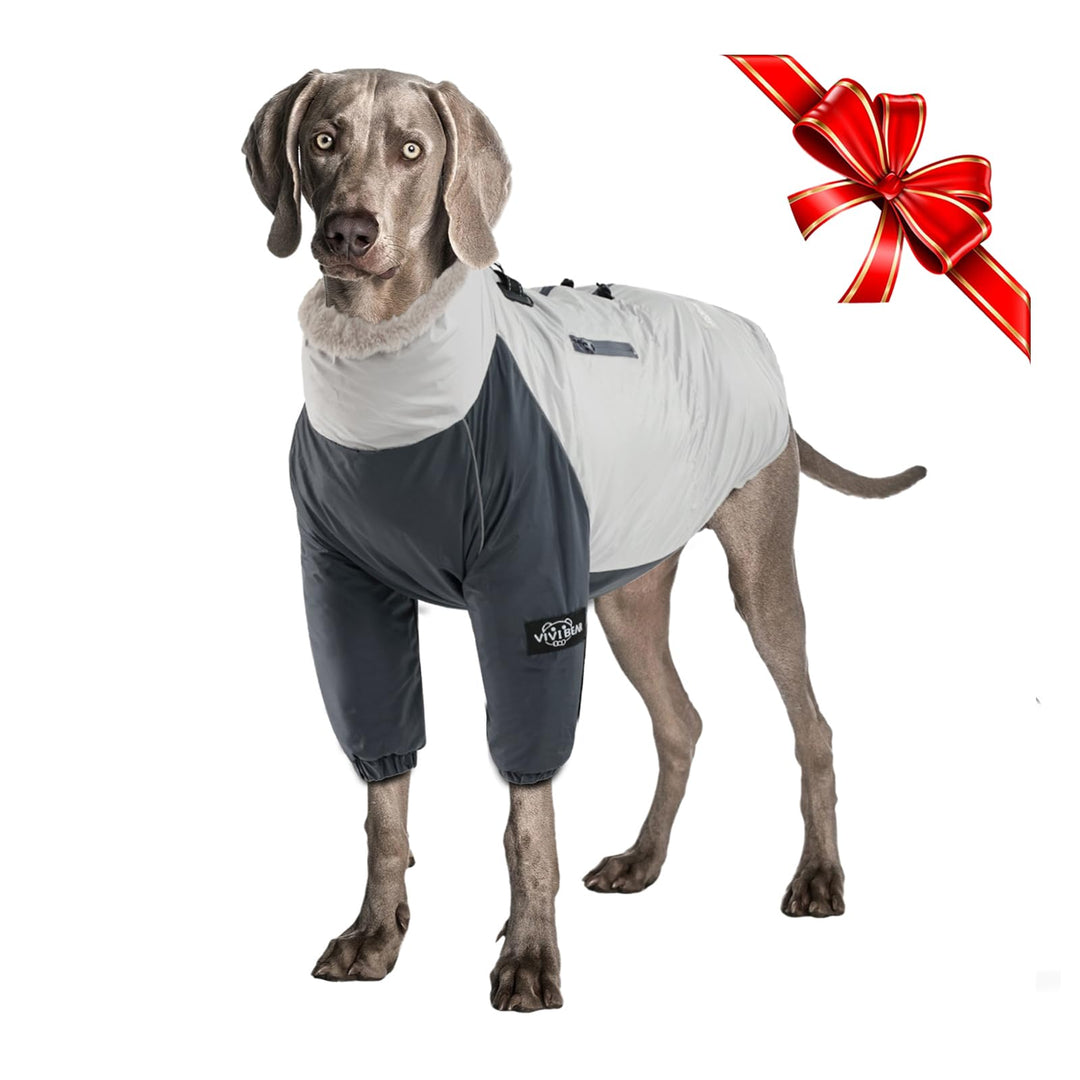 Winter Hundemantel weiche Fleecejacke mit Geschirr D-Ring und Tasche, wasserdicht Winddicht warmes k