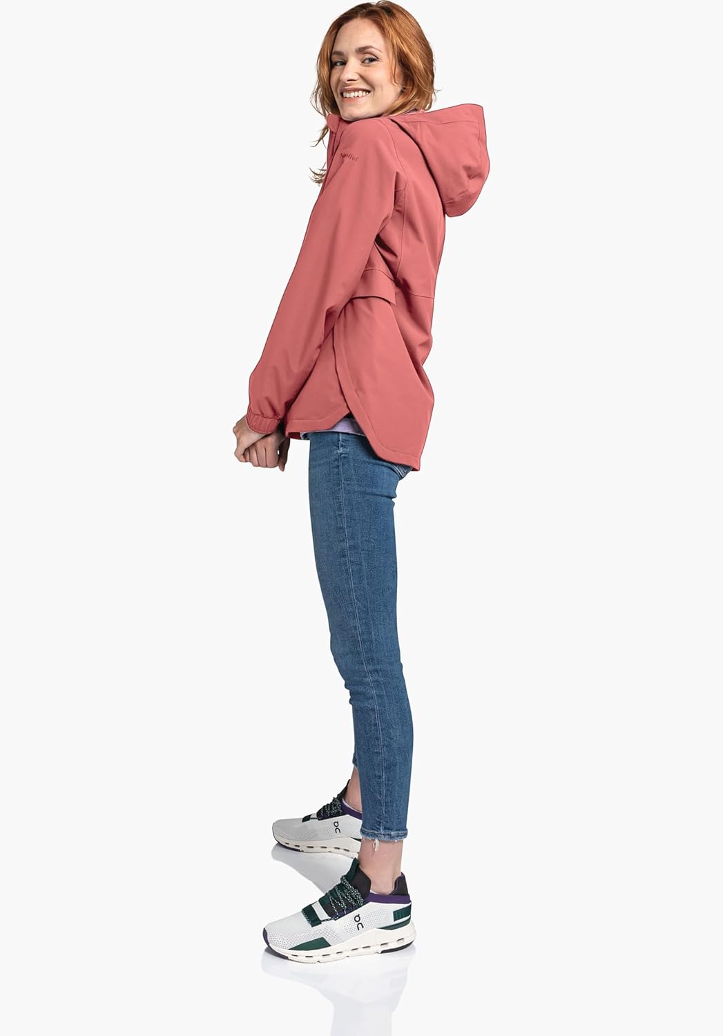Schöffel Damen Jacket Lausanne L, Funktionsjacke mit Kapuze, wasserdichte Übergangsjacke mit Pack-Aw