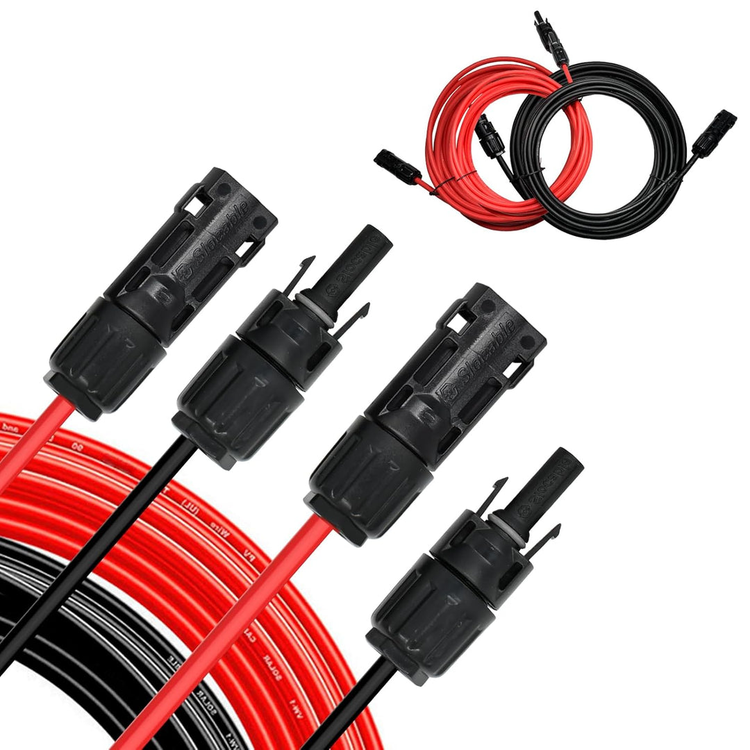 Witproton solarkabel 6mm2 12m 10AWG 1500V Solarpanel-Verlängerungskabel mit wasserdichtem IP68-Buchs