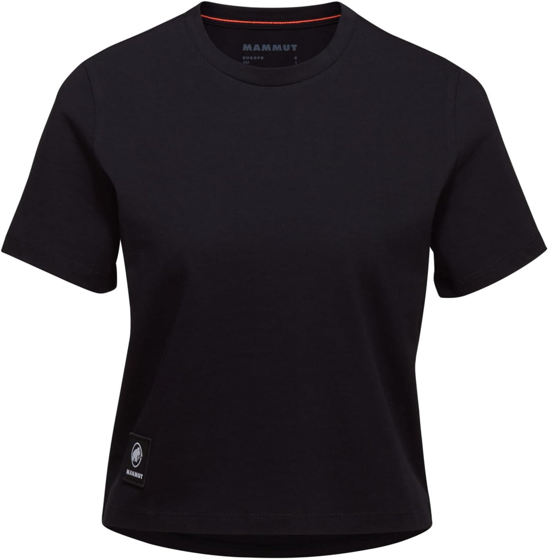 Mammut Damen Massone T-Shirt Cropped Women Patch T-Shirt (1er Pack) XS Schwarz, XS Schwarz