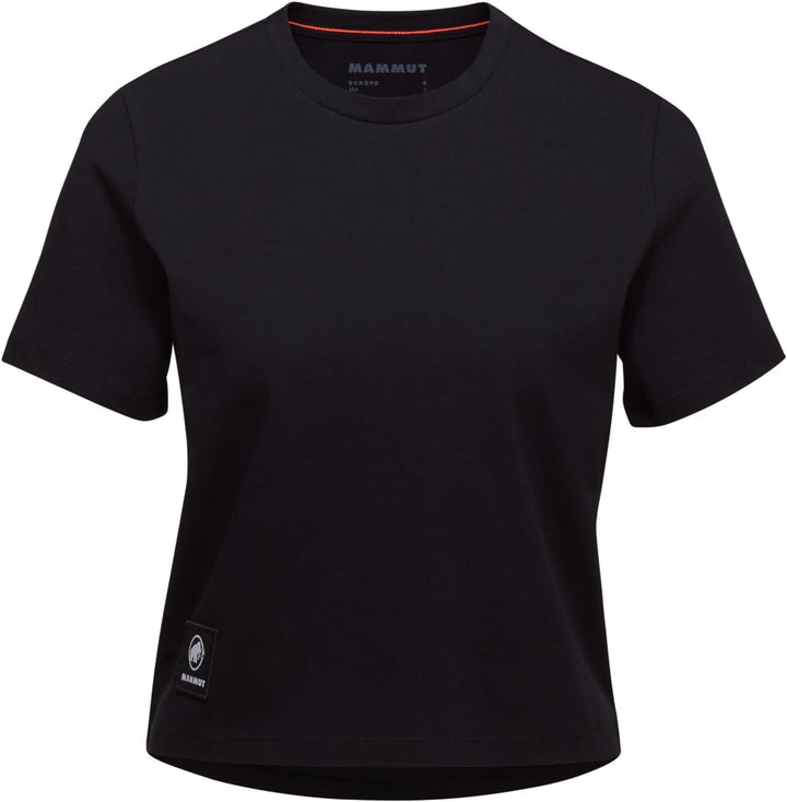 Mammut Damen Massone T-Shirt Cropped Women Patch T-Shirt (1er Pack) XS Schwarz, XS Schwarz