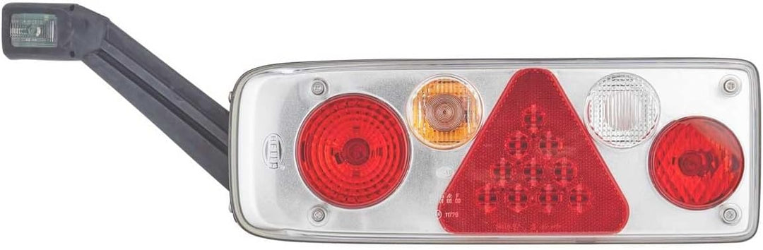 HELLA - Heckleuchte - EasyConn II Hybrid - Hybrid - 24V - Anbau/geschraubt - Lichtscheibenfarbe: gla