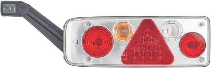 HELLA - Heckleuchte - EasyConn II Hybrid - Hybrid - 24V - Anbau/geschraubt - Lichtscheibenfarbe: gla