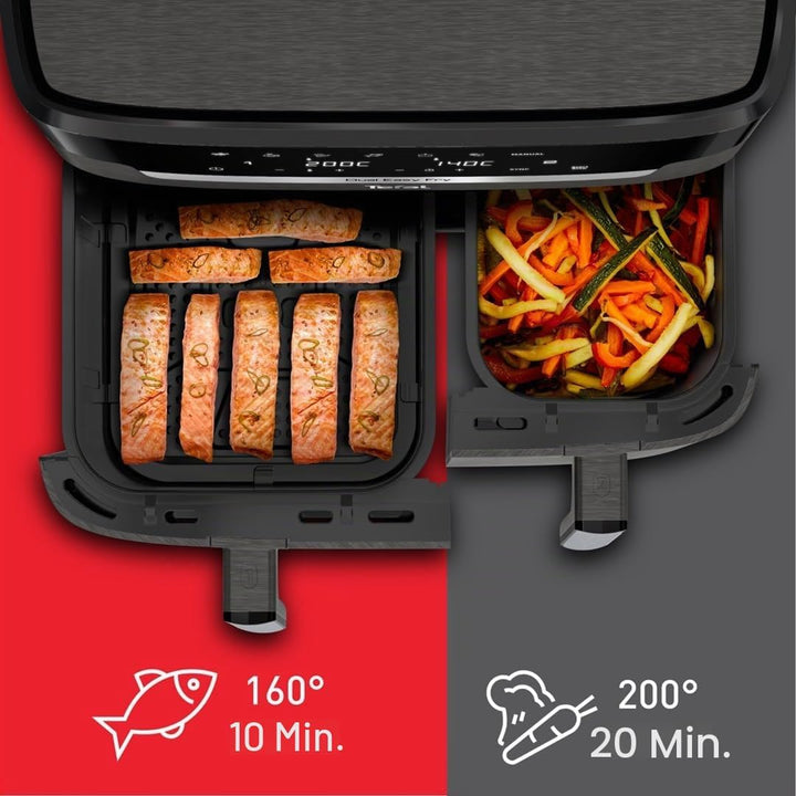 Tefal EY942H Dual Easy Fry Heissluftfritteuse