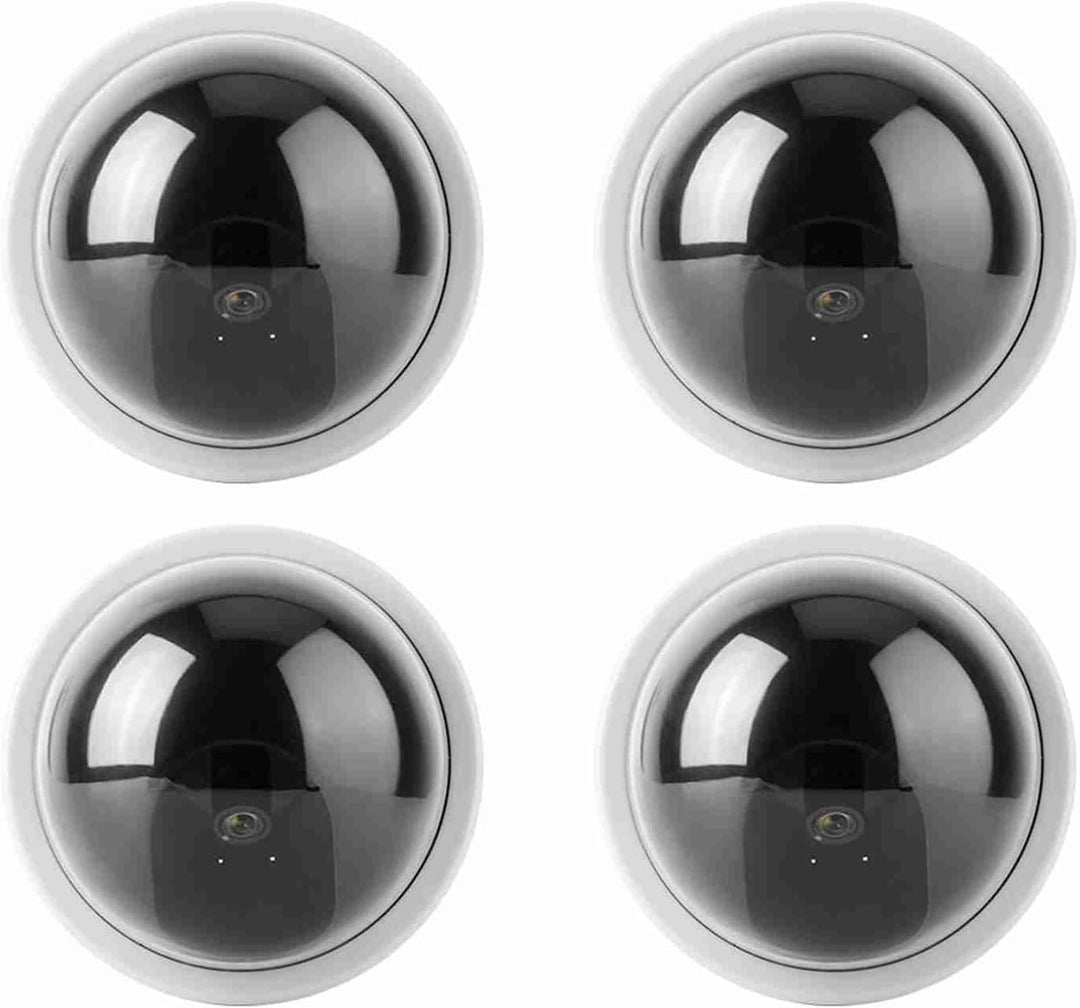Realistische Halbkugel-Dummy-Kamera mit LED-Licht, Einfach zu Installierende Gefälschte Überwachungs
