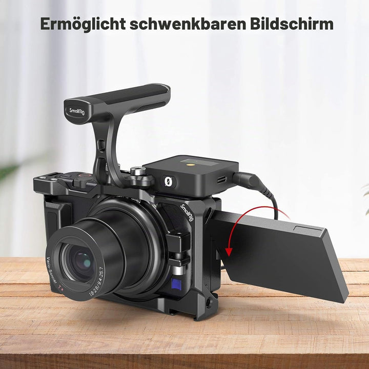 SMALLRIG ZV1 Cage mit Eingebautem Cold Shoe für Sony ZV-1F / ZV1 / ZV-1 II Kamera - 2938