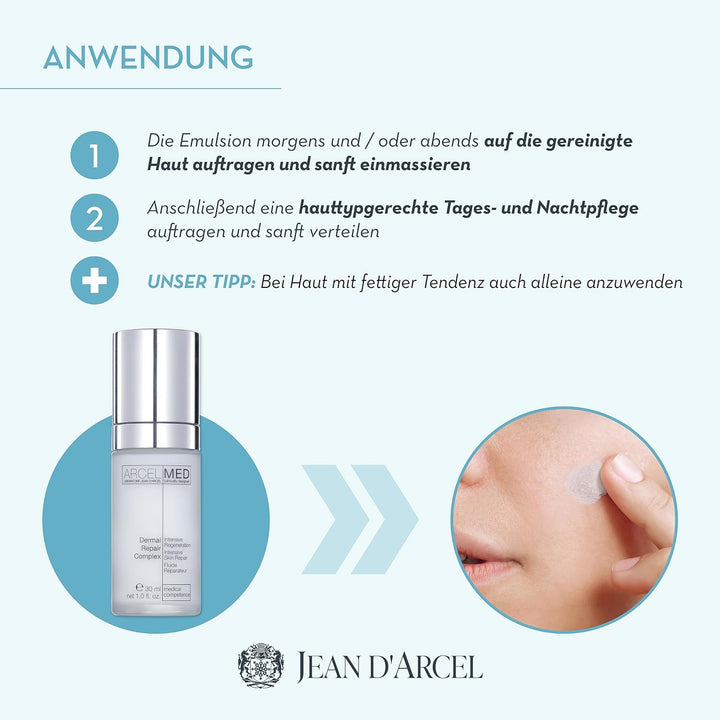 JEAN D'ARCEL - ARCELMED - Dermal Repair Complex - Fluid- gereizte und gerötete Haut wird besänftigt