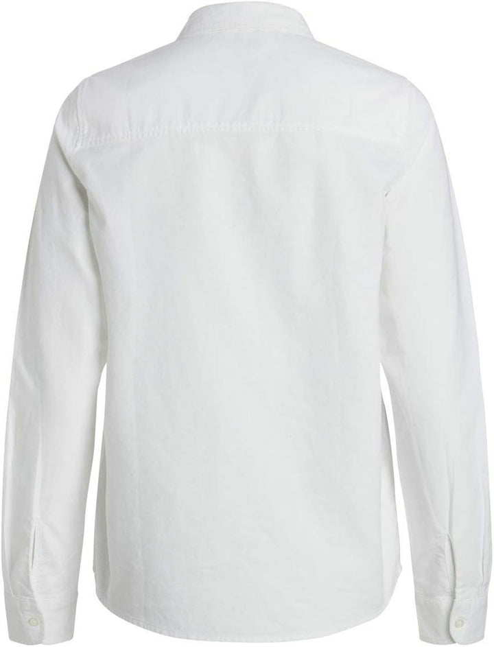 PIECES Irena Long Sleeve Oxford Shirt XL Bright White, XL Bright White