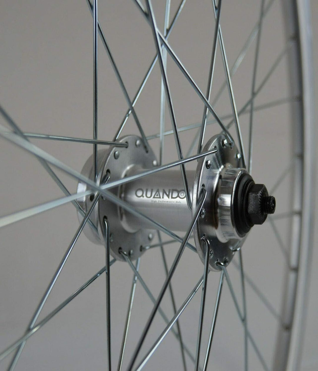 Redondo 26 Zoll Laufrad Set Vorderrad + Hinterrad Hohlkammer Felge Disc Silber