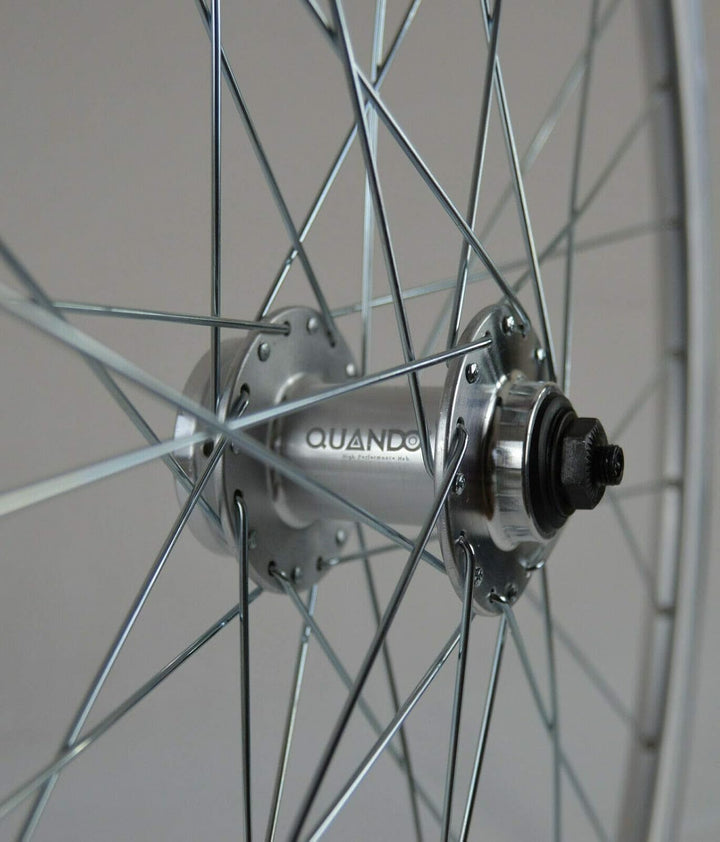 Redondo 26 Zoll Laufrad Set Vorderrad + Hinterrad Hohlkammer Felge Disc Silber