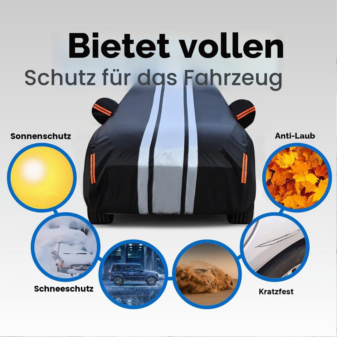 Cowtcver Autoabdeckung Wasserdicht Atmungsaktiv Passend für Volkswagen Golf MK5/6/7/8 2003-2026, Vol