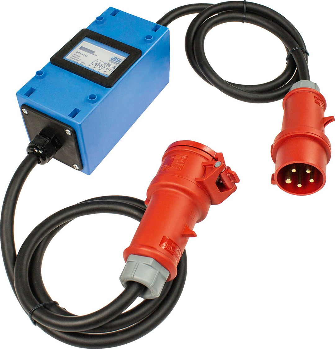 as - Schwabe MIXO Stromzähler Zwischenstecker Box Starkstrom 400V MID-konformer - Stromzähler zur Re