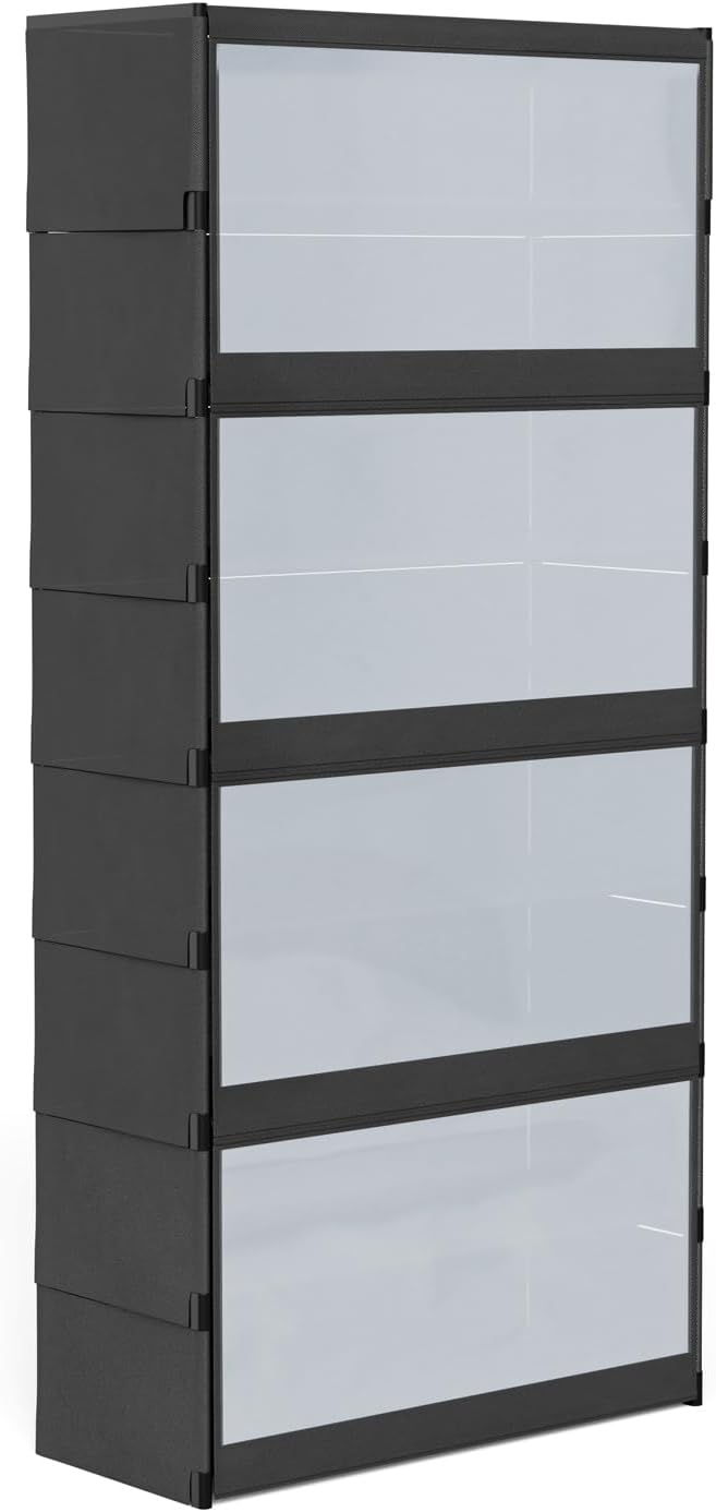 HUOLE Schuhschrank, für 20 Paar Schuhe, Aufbewahrung für Schuhe, Möbel, Eingangsbereich, für Eingäng