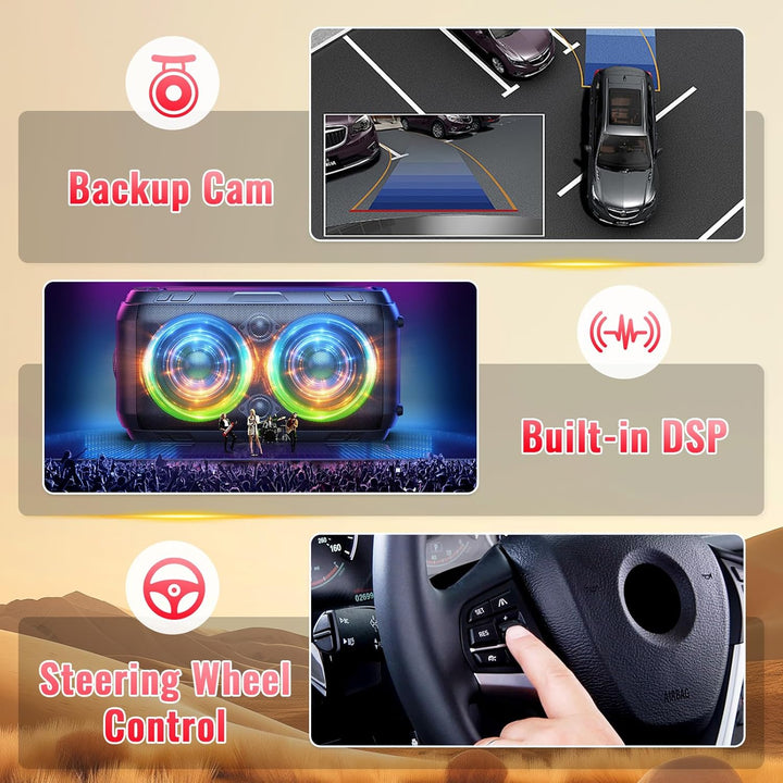 Hikity Qualcomm Snapdragon 8-Core 4+64G Android 15 Autoradio für Citroen Berlingo B9/Peugeot Partner
