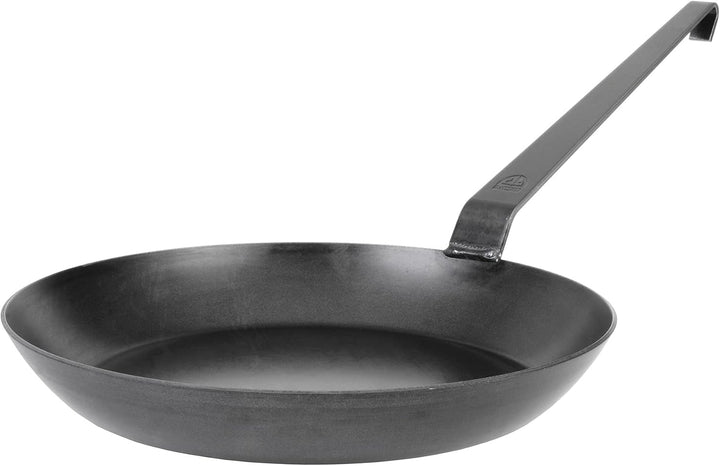 GRÄWE F400 Schmiedeeiserne Bratpfanne hoch Ø 32 cm Starterset mit Wender Ø 32 cm Starter Set: Bratpf